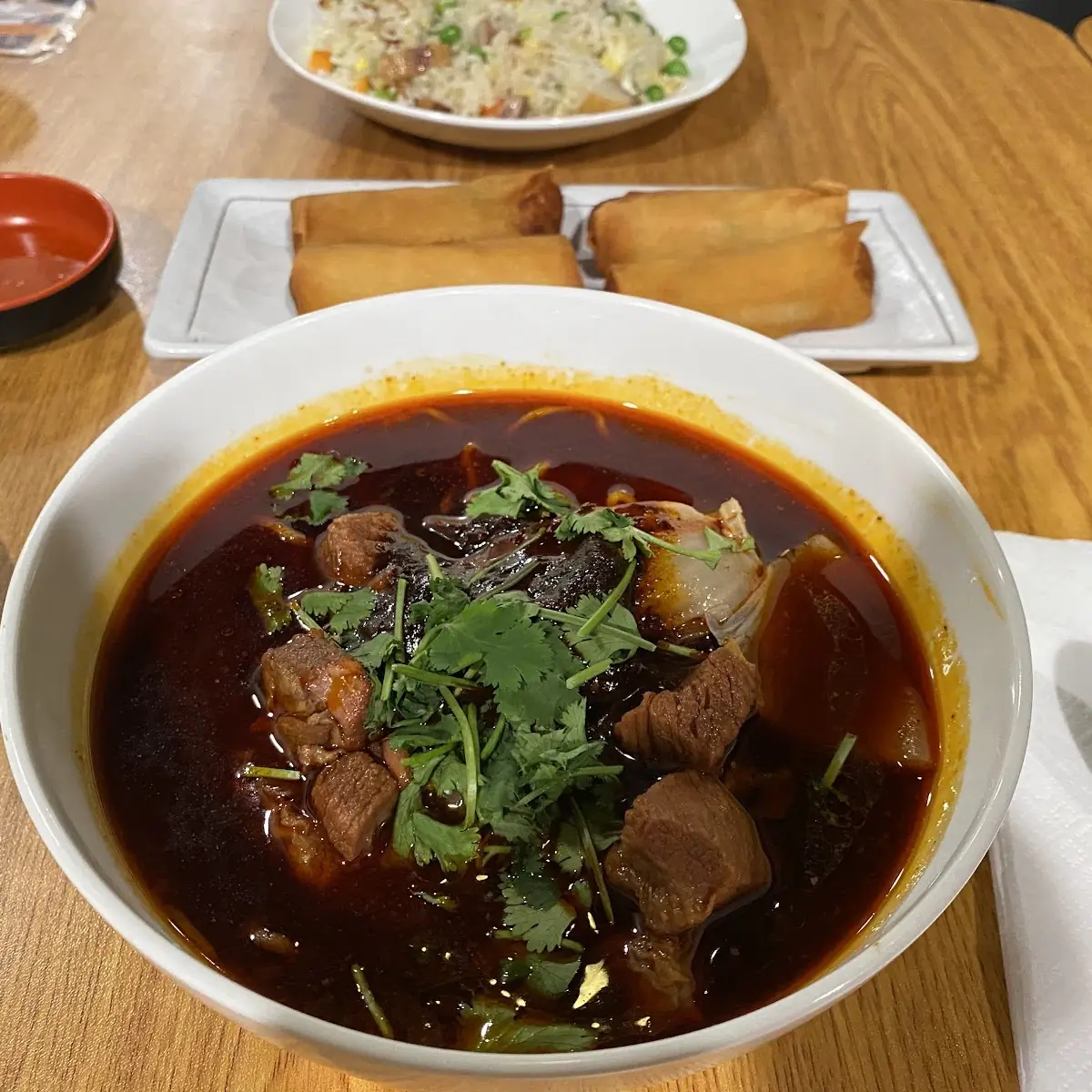 Braised Beef Stew Noodle Soup Bone Soup 红烧牛肉汤面